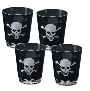 halloween skulls glasses