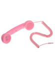 telephone handset pink
